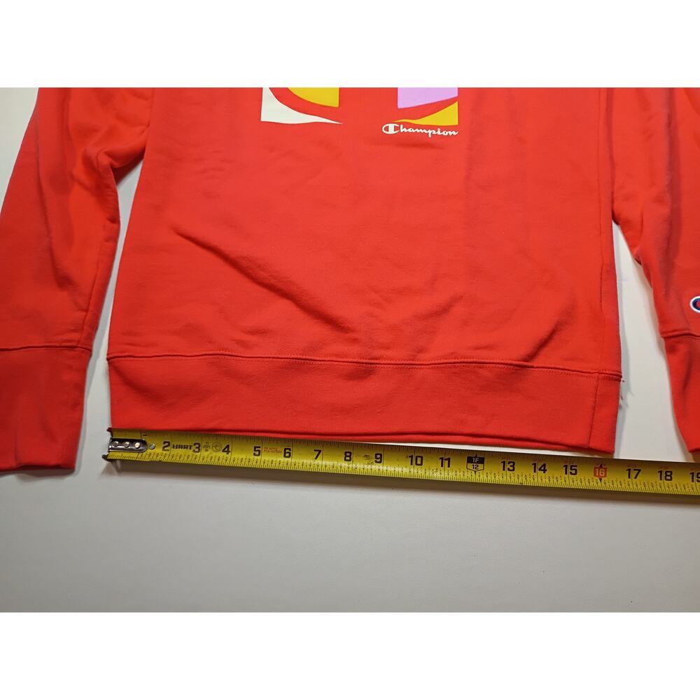 Champion Crewneck Sweatshirt Coral/Orange - Size Small - Picture 3 of 6